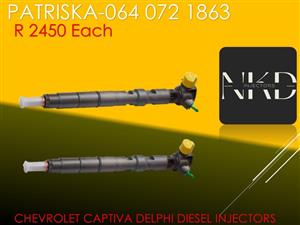 AFFORDABLE DIESEL INJECTORS FOR CHEV CAPTIVA DELPHI INJECTORS FOR SALE