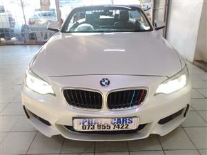 2017 BMW 2series 220i Msport convertible, White, PDC Automatic, Petrol 