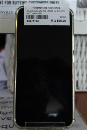 SAMSUNG A34 5G 128GB IN POUCH NO CHARGER(S067414A)