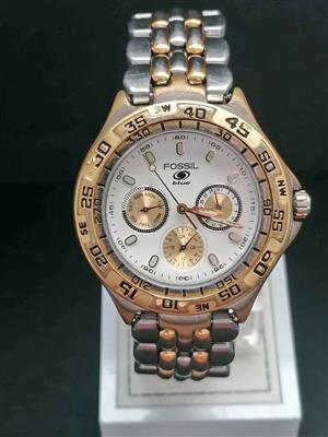 Fossil Blue quartz watch