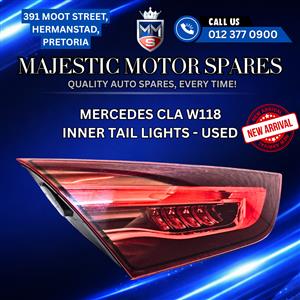 Mercedes CLA W118 Inner Tail Lights – Used 