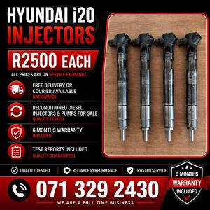 HYUNDAI I20 DIESEL INJECTORS FOR SALE WITH WARRANTY 