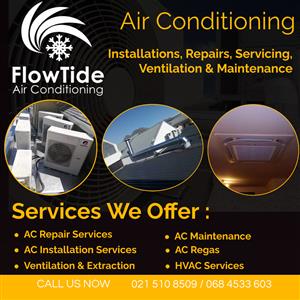 Aircon Servicing, repairs, Maintenance & new installations