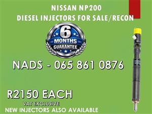 NISSAN NP200 DIESEL INJECTORS FOR SALE OR TO RECON