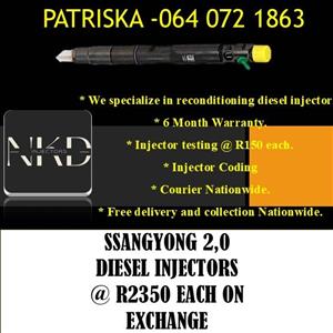 SSANGYONG DIESEL INJECTORS FOR SALE
