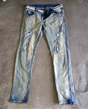 MEN'S SPRAY ON SKINNY FIT JEANS