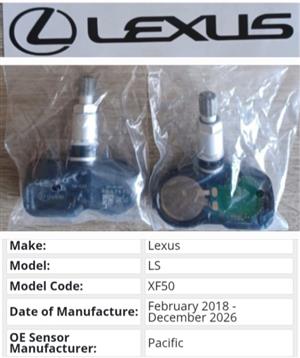 Lexus LS XF50 Tyre pressure monitor sensors / TPMS 