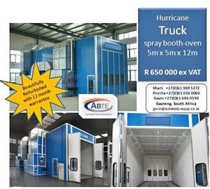 Hurricane Truck Spray Booth-Oven