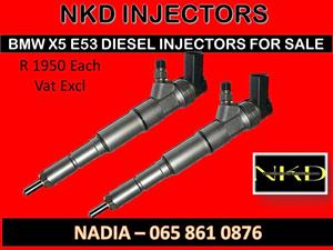 BMW X5 DIESEL INJECTORS FOR SALE ON SERVICE EXCHANGE OR RECONDITIONING