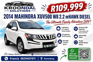 2014 Mahindra XUV 500 W 8 2.2 mHawk diesel SUV