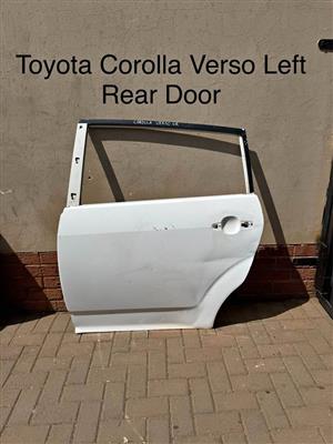 Left Rear Back Door for Toyota Corolla Verso 
