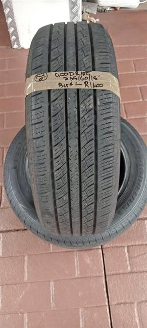 2x Goodride tyres..SUV