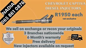 CHEVROLET CAPTIVA DIESEL INJECTORS FOR SALE BY NKD DIESEL INJECTORS