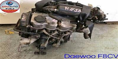 DAEWOO MATIZ/CHEV 0.8L 3 CYLINDER PLASTIC/COIL F8CV COMPLETE ENGINE FOR SALE