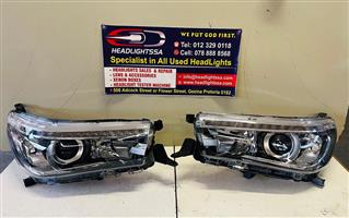 Toyota Hilux Gd6 left and right side headlights with LED 