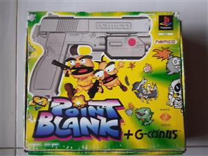 Sony PlayStation Point Blank Play Gun with various Attachments in a Box.I am in Orange Grove. 