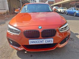 2017 BMW 120i MSPORT PETROL, AUTOMATIC TRANSMISSION, ORANGE COLOUR