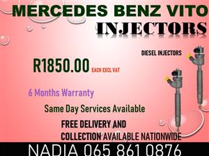 MERCEDES BENZ VITO DIESEL INJECTORS FOR SALE 