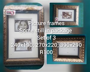 Picture frames 4 sets