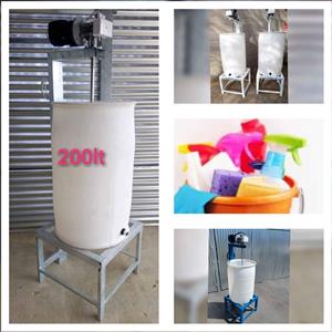 200lt DETERGENT MIXING MACHINES,INCLUDING FORMULATION BOOKLET,