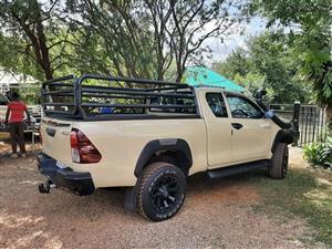 Hilux GD 6 Ext cab CATTLE RAILS