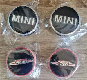 Mini Cooper / JCW rim centre caps badges emblems