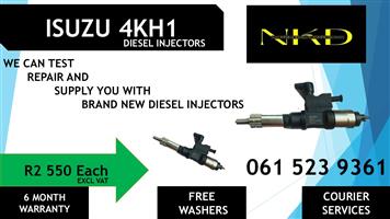 Diesel injectors for Isuzu 4HK1 injectors for sale. 