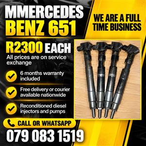 MERCEDES BENZ 651 INJECTORS FOR SALE 