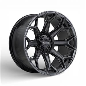 20″ A-Line Overdrive 6/139 Hyper Black Flow Form Alloy Wheels