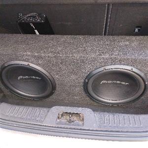 Pioneer 12 inch svc subwoofers