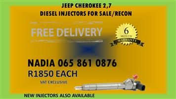 JEEP CHEROKEE 2.7 DIESEL INJECTORS FOR SALE - NEW OR RECONDITIONED