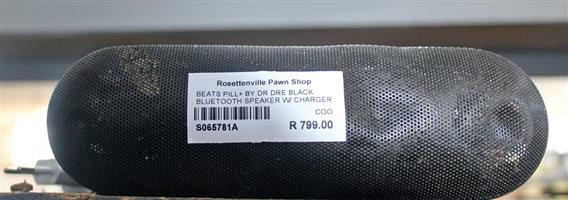 BEATS PILL+BY DR DRE BLACK BLUETOOTH SPEAKER W/ CHARGER S065781A