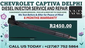 Chevrolet Captiva Delphi Diesel Injectors on Repair