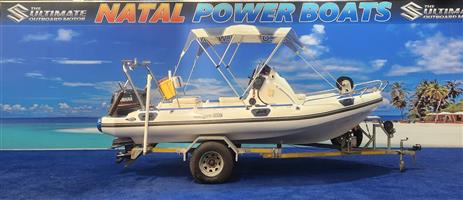 UNIQUE 540 ON TRAILER 130 HP YAMAHA 2 STROKE 