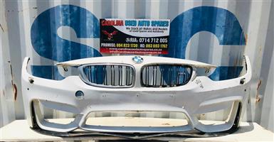 BMW F80 M3/F83 M4 front bumper with washer and pdc holes (restored) (2014-2020)