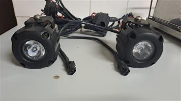 Spotlights for Motorcycle, used.