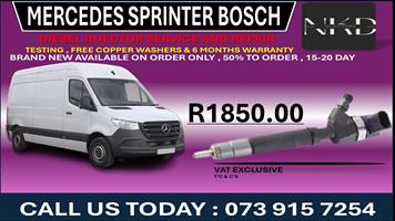 Mercedes Sprinter Bosch Diesel Fuel Injectors 