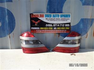 Mercedes Benz W221 S-class left and right sliver taillight (2007-2009)