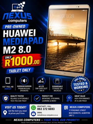 Huawei MediaPad M2 8.0 (Model M2-801L)