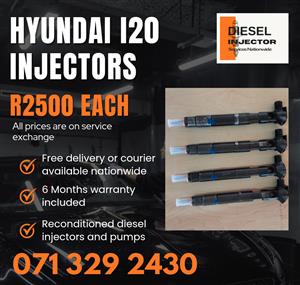 HYUNDAI I20 INJECTORS FOR SALE WITH WARRANTY INCLUDED 
