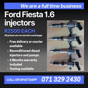FORD FIESTA 1.6 INJECTORS FOR SALE WITH WARRANTY INCLUDED 