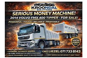 2014 Volvo FMX 400 - 10 cube back tipper