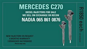 MERCEDES C270 DIESEL INJECTORS FOR SALE