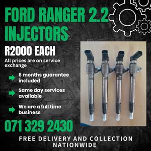 FORD RANGER 2.2 INJECTORS FOR SALE WITH WARRANTY 