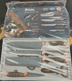 6 Pc Knife Set 