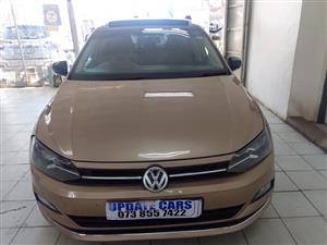 2018 VW POLO 8 TSI 1.0 MANUAL PETROL SUNROOF REVERSE  SENSER BACK AND FRONT GOLD COLOR 117.000KM