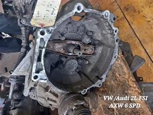 VW / AUDI 2L FSI AXW 6SPD MANUAL GEARBOX