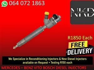 DIESEL INJECTORS FOR MERCEDES VITO BOSCH DIESEL INJECTORS FOR SALE