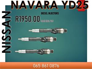 NISSAN NAVARA DIESEL INJECTORS FOR SALE WITH 6 MONTHS WARRANTY