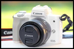 Canon EOS M50 Mirrorless - Body Only (White)
